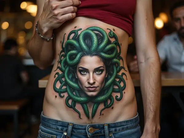 Medusa's Gaze Tattoo
