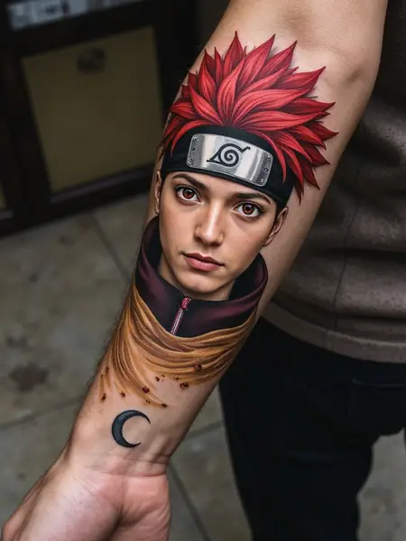 Gaara Inspired Tattoo Design