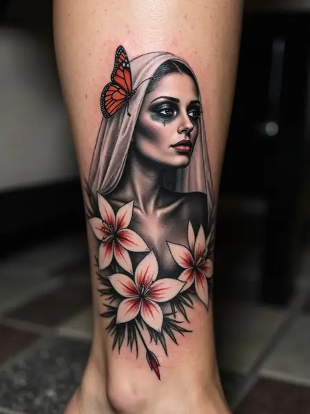 Corpse Bride with Butterflies